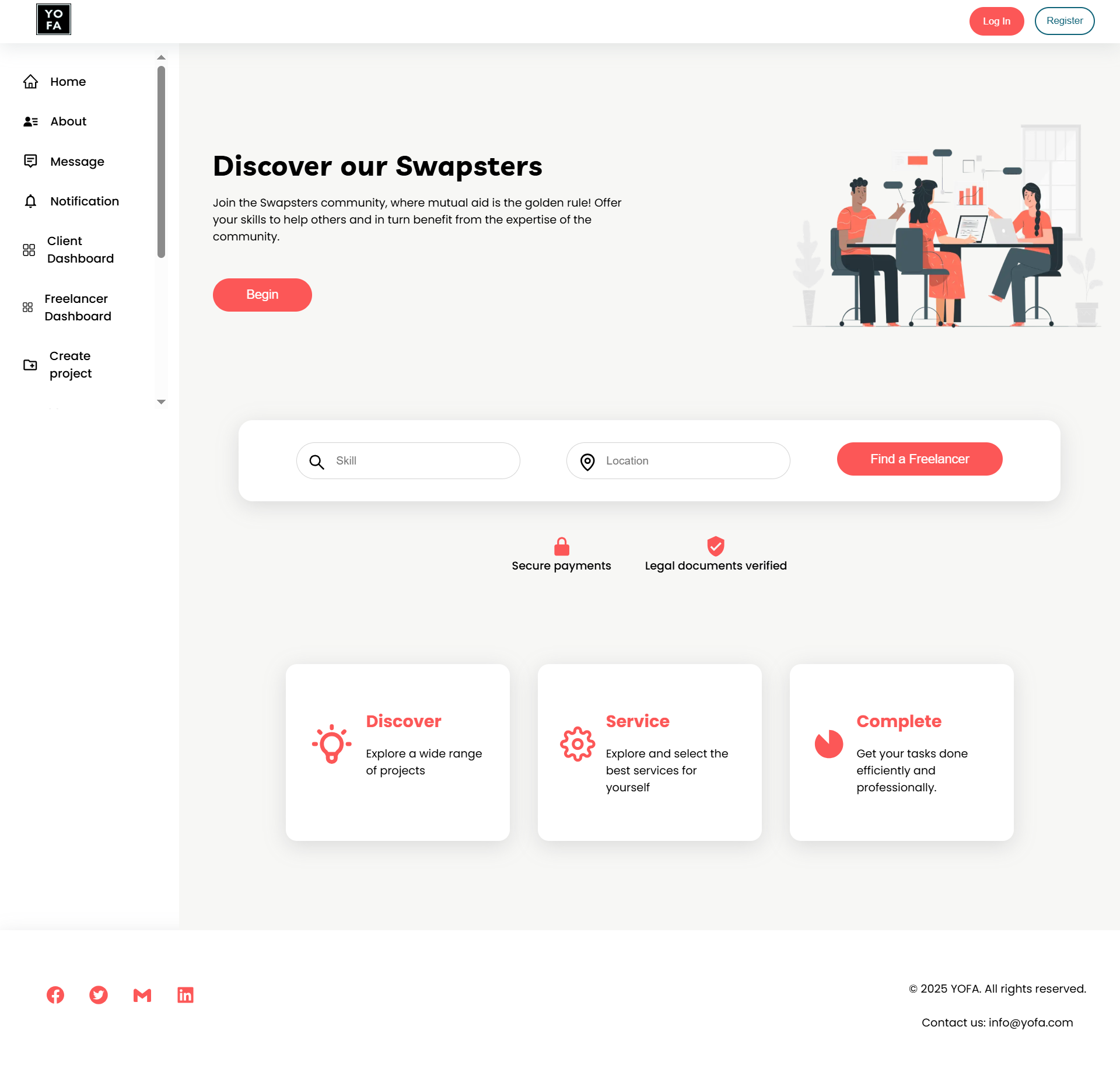 Yofa Freelance Platform